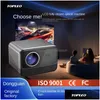 Система домашнего кинотеатра Fl-Matic Focus Projector, трансграничный HD 1080Plcd, закрытый оптический Hine 4K, прямая доставка, электроника O Dhwto