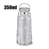 Water Bottles Rhinestone Bottle Portable Glitter Bling Stainless Steel Insulated Refillable Home Decor