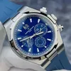 Vacherosconstaninns relógios automáticos novo zongheng quatro mares série 49150 raro placa azul material de aço precisão 42mm cale