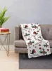 Blankets Red Robin Throw Blanket Travel Soft Bed