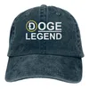 Ball Caps DOGE Legend - Cryptocurrency De Baseball Cap Peaked Capt Sport Unisex Outdoor Custom Dogecoin Digitale Valuta Hoeden