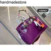 Bk Handbag Handbags Leather Designer Shoulder Same One Messenger Crocodile Home Womens Platinum Bag