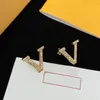 Stud Fashion Stud Earrings Woman Luxury Designer Earring Multi Styles Letter Jwelry Women 18k Diamond Wedding Gifts 10A