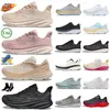 Femmes Hommes Clifton 9 Bondi 8 Jogging Chaussures de course Plateforme Mesh Cloud Sports de plein air Baskets Free People Triple Blanc Noir Bellwether Bleu Baskets Coureurs