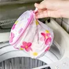 Sac à linge 1/2 / 4pcs Hosiery Saver Bras Protector Mesh Bags Sock Wash Organizer Zip Femmes Lingerie Sous-vêtements