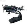 Aircraft Modle Alloy Diecast 1 72 Skala F6f Hellcat Model Fighter Model Aircraft Kolekcje Zbiór pokoju ozdoby dorośli dorośli prezenty YQ240401