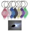 Porte-clés Lampes de poche Mini LED Porte-clés Lampe de poche Torche Lampe de doigt Lumières blanches Lumière UV BBS pour les zones sombres Cam Chasse Randonnée Drop Otzgf