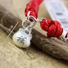 La Monada китайская тканая красная нить для рук браслет из стерлингового серебра 925 пробы браслеты из веревки женские 240315