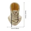 Blankets Winter Hood Face Cover With Adjustable Drawstring Skiing Baraclava Hat Windproof Breathable For Women Men Blanket