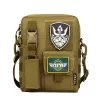 Sacos masculinos camuflados, bolsa mensageiro vertical à prova d'água para fãs do exército, bolsa tática para viagem ao ar livre, pacote de viagem, bolsa molle k316