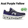 2024 0n Cloud Shoes 0n CloudMonster Mens Running Shoes All Lumos Black White Eclipse Fawn Turmeric Frost Cobalt Surf Acai Purple Meadow Gree