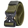 Bälten plus storlek 150 170 cm Mens Belt Army Outdoor Hunting Tactical Multi Functional Combat Survival Marine Corps Canvas Nylon Belt 2020 Q240401