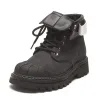 Обувь 2023 Новая холст -обувь женская рабочая сапоги в стиле палладий модные модные борьбы с военной лодыжкой.