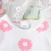 Clothing Sets Born Baby Girls Fall Winter Outfits Long Sleeve Ruffle Floral Print Sweatshirt Romper Pants 2PCS Infant