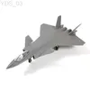 Modèle d'avion 1/72 Chine PLA J-20 cinquième génération chasseur furtif sans colle modèle de sort rapide Grand Parade modèle d'avion jouet YQ240401