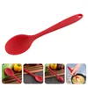 Spoons Silicone Spoon Kitchen Serving Ladle Silica Gel Baking Cooking For Nonstick Cookware