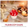 Vases Mushroom Ornament Display Stand Artistic Shelf Ceramic Holder Shape Delicate Candlestick Decor