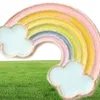 Pins Brooches Jewelry Cartoon Rainbow And Clouds Enamel For Women Men Kid Collection Fashion Metal Lapel Badge Brooch Pins Gifts 1531905