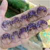 Charms 30 mm Baum des Lebens Chakra Reiki Heilung Naturstein Amethyst Lapis Anhänger für Schmuckherstellung Halskette Zubehör Drop Deliver Dhjn9