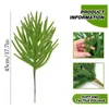 Decorative Flowers Pine Branches Tree Artificial Faux Cedar Picks Greenery Ceder Stems Christmas DIY Accessories