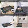 Tapijten Midnight Blossom Mandala Evil Eye Antislip Deurmat Tapijt Woonkamer Slaapkamer Mat Gebed Binnen Decoratief