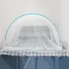 Foldable Mosquito Net Portable Bottomless Anti Mosquito Camping Mesh Tent Double Single Bed for Girls Bed Trips Adjustable Size. 240320