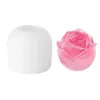 Baking Moulds 1PC 3D Rose Shaped Mold Food Grade DIY Ice Mould Handmade Home Decor Kitchen Tools High Temperature Resistance