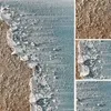 Dipinto ad olio di tela marina di grandi dimensioni con onda da parete costiera di pittura invametta a mano dipinta a mano blu spiaggia arte astratta astratta per arredamento per soggiorno