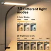 テーブルランプLED Clip Desk Lamp Eye Protection Single/Double Head Foldable 3カラーモード