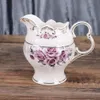 Set Matcha Purple Rose Coffeeware Teaware 15 pezzi Tè in porcellana per adulti Servizio di nozze Strumenti Cucina Sala da pranzo Bar 240325