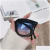 Outdoor-Brillen Neue faltbare Sonnenbrille Instagram Damen High-End-UV-beständige Drop-Lieferung Sport im Freien Radfahren Schutzausrüstung Otfxo