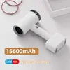 Hair Dryers 15600mAh Wireless Hair Dryer Portable Rechargeable Hot Cold Wind Hair Dryer Cordless Blow Dryer for Painting Outdoor Camping Pet 240401