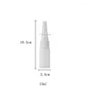 収納ボトル50pcs 15mlペット白いプラスチック鼻スプレーボトル口頭容器ポンプパッケージ
