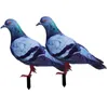 Dekoracje ogrodowe 2 szt. Symulowany gołębi gołębi stawek zewnętrzny wystrój wstaw stawki stawki ozdobne znak posąg