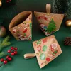 Cadeau Wrap LBSISI Life-Christmas Candy Sacs Snack Cookie Chocolate Spring Festival Kids Party Fournitures Baby Shower Conteneur 6pcs