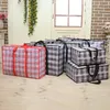 NEW 2024 High Capacity Clothes Quilt Storage Bag Move Baggage Sundries Organize Thick Canvas Pouch Waterproof Non-Woven Zipper Package