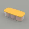 Bakning Mögel dryck Ice Mold Silicone Cube Tray med lock för tumlar 3 håligheter Matklass Summerdrycker Cylinderkök