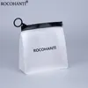 100x Custom Biodegradable Eva Plastic Stand Up Zip lock Bag Cosmetic Pouch Matte Clear Zipper Bag For Makeup Gift Packaging 240327