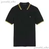 Polos dos homens Fred Perry Mens Classic Polo Shirt Designer Bordado Womens Tees Manga Curta Top Tamanho 681