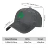 Ball Caps Irish Shamrock Denim Baseball Cap Lucky Logo Gym Trucker Hat Spring Drop Men Cool Print