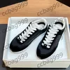 Scarpe eleganti da donna firmate Sneakers con plateau Scarpe sportive Casual Panda Colore abbinato Scarpe da corsa Muli impiombati Tessuto in polpa di agnello Scarpe basse classiche stringate