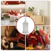 Party Decoration Eid Lantern Transparent Castle Moon Wind Lamp Household Battery Operated For Dining Table Fireplace Window Sills