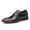 Klädskor Herrens formella brogues Men Business Office Daily Social Designer Bröllop Luxury Elegant Male M907