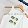 designer Womens clothes t shirt designers women sexy halter tops party crop top embroidered tank t shirt spring summer backless tee shirt