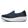 Chaussures de marche femmes Sport respirant léger plate-forme femme sain Fitness Swing baskets à bascule 35-42 WS02