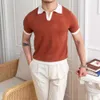 Lazy Printed New Men's Standard 2023 Summer and Youthful Trendy POLO Shirt Solid Color Short Sleeved