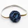 Hair Accessories 2023 Navy Blue Camellia Girls Hairbands Cowboy Floral Headbands Handmade Flower Shape Kids Princess Hairband Drop Del Dhopt