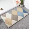 Bath Mats Nordic Style Cashmere Anti-slip Square Bathroom Door Floor Mat Thickened Bedroom Entrance Absorption Household Foot Soft Carpet