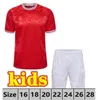 2024 2025 Maillots de football Danemark Hojbjerg Accueil ROUGE AWAY BLANC JENSEN 24 25 CHRISTENSEN ERIKSEN SKOV OLSEN BRAITHWAITE DOLBERG Chemises de football hommes kit enfants