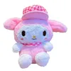 Vente en gros Anime Cartoon 20CM Peluche Kuromi Melody Cinnamoroll Doll Machine Couple Oreiller Accessoires montés sur voiture Jouets créatifs Décoration de chambre Cadeaux pour enfants